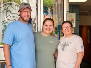 Michael, Abigail, and Stephanie Picot